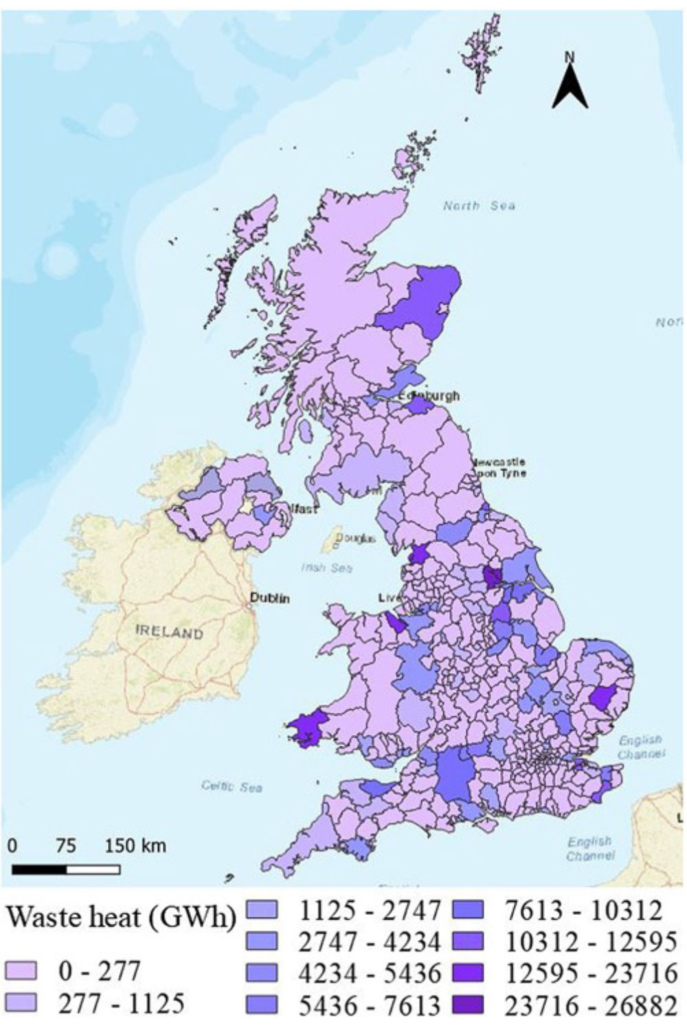 Waste Heat Mapping of the UK image